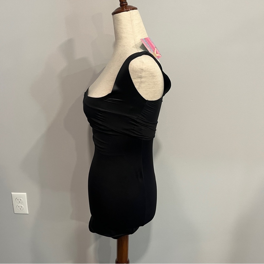Spanx Assets Open Bust Slip Tank Top Black Medium - Picture 6 of 9
